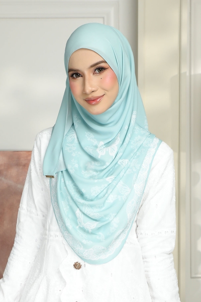 Aralyn Babes Printed Lacey in Arctic Blue